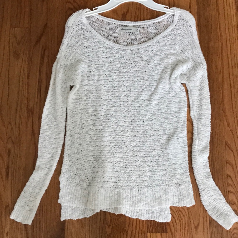 Abercrombie white sweater